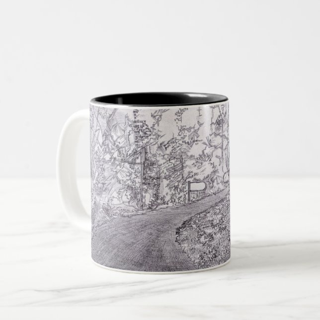 Tasse 2 Couleurs Effet Protégé (Devant gauche)