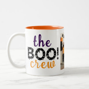 Tasse 2 Couleurs Éffrayant Le Boo Crew Halloween Photo de la famill