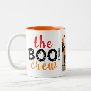 Tasse 2 Couleurs Éffrayant Le Boo Crew Halloween Photo de la famill