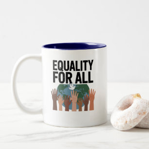 Tasse 2 Couleurs Égalité pour tous – Journée des droits de l'homme