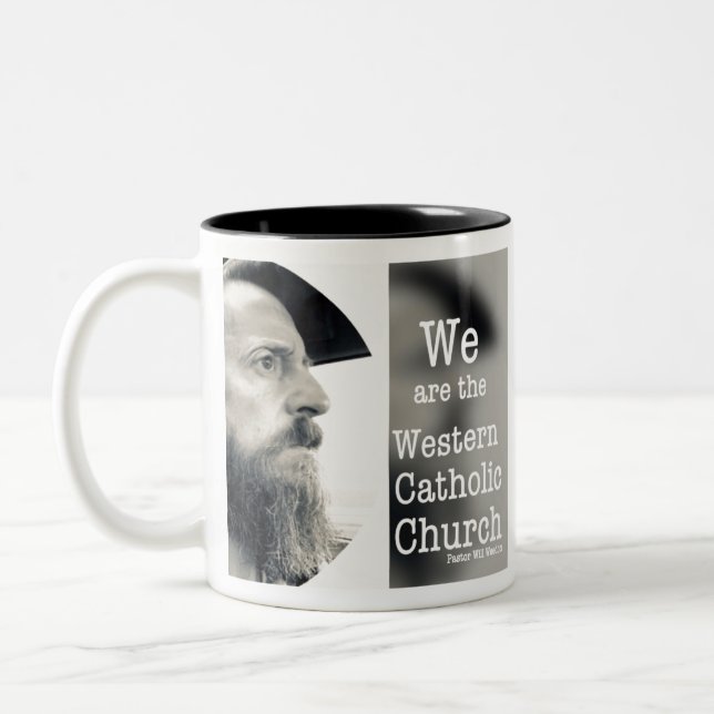 Tasse 2 Couleurs Église catholique occidentale (Gauche)