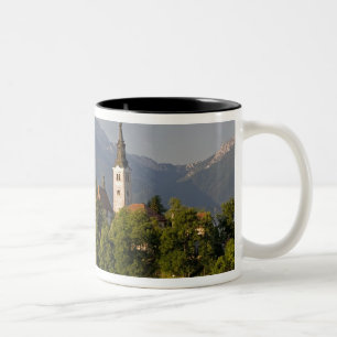 Tasse 2 Couleurs Église de l'Assomption sur une île dans le lac