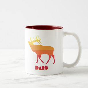 Tasse 2 Couleurs Élan de l'Idaho