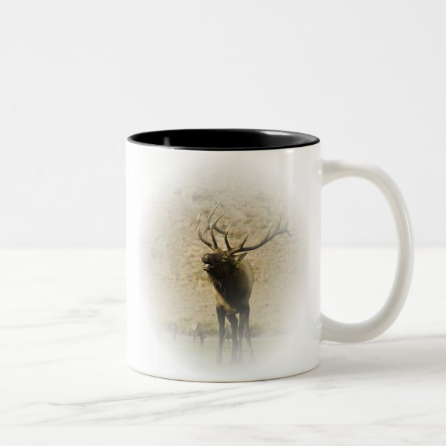 Tasse 2 Couleurs Élans de Taureau (Droit)