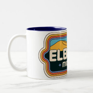 Tasse 2 Couleurs Elberta les années 70 Retro Michigan Vintage