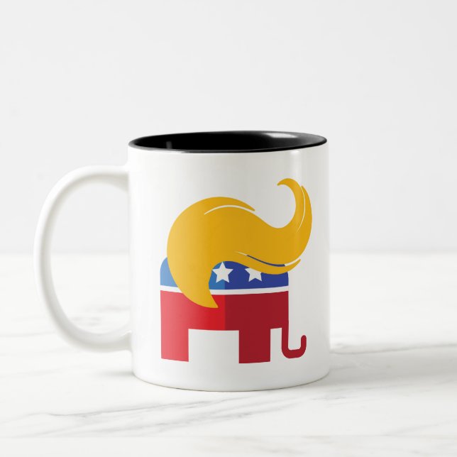 Tasse 2 Couleurs Élection présidentielle de Trump en 2024 (Gauche)