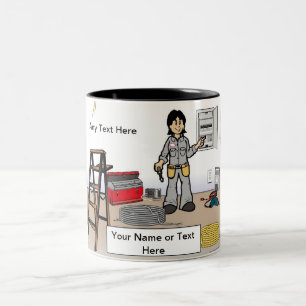 Tasse 2 Couleurs Electrician