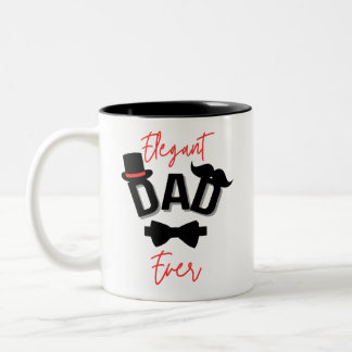Tasse 2 Couleurs Élégant père jamais Fête des pères