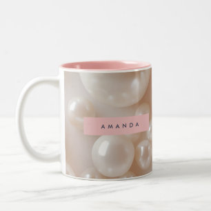 Tasse 2 Couleurs Elégant Perle Soft Blanc Luxe