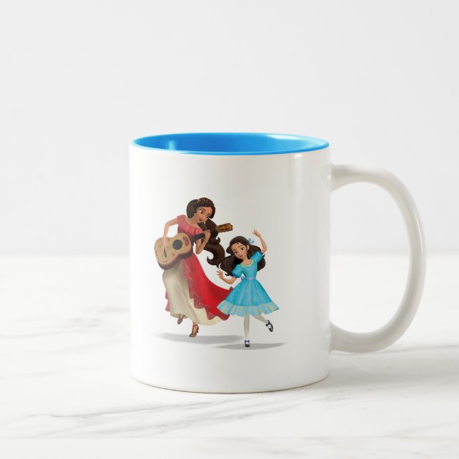 Tasse 2 Couleurs Elena & Isabel | Heure de la soeur (Droit)