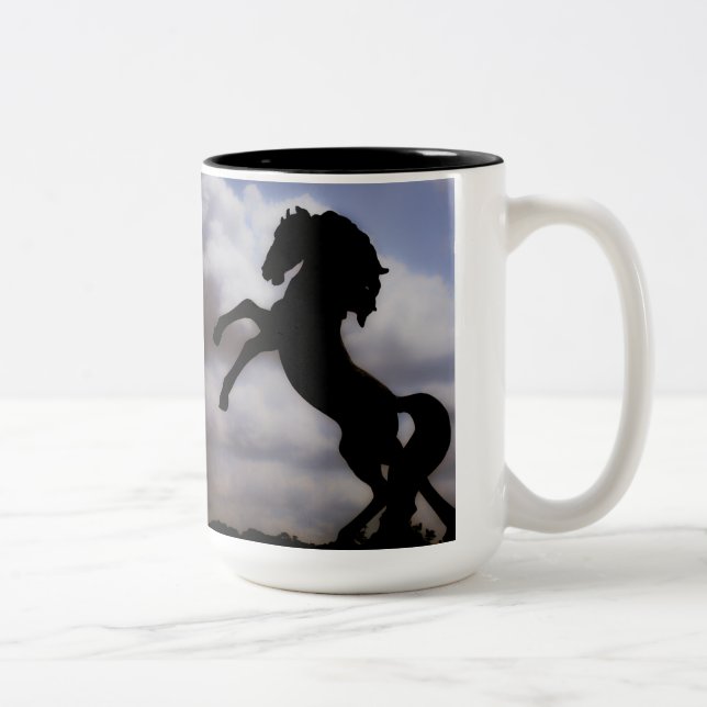 Tasse 2 Couleurs Élevage du cheval (Droit)