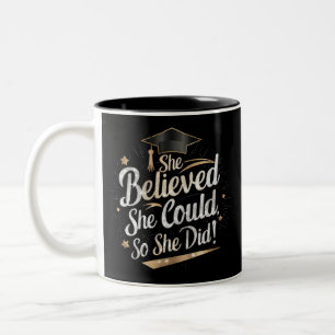 Tasse 2 Couleurs Elle a cru qu'elle pouvait donc elle a fait Remise