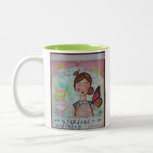 Tasse 2 Couleurs Elle est contenu