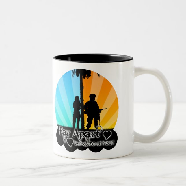 Tasse 2 Couleurs Éloignés (Droit)