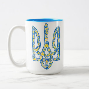 Tasse 2 Couleurs Emblème national de l'Ukraine