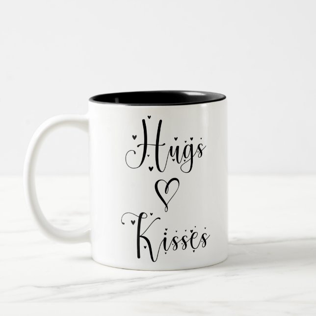 Tasse 2 Couleurs Embrous et baisers (Gauche)