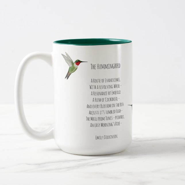 Tasse 2 Couleurs Emily Dickinson (Gauche)