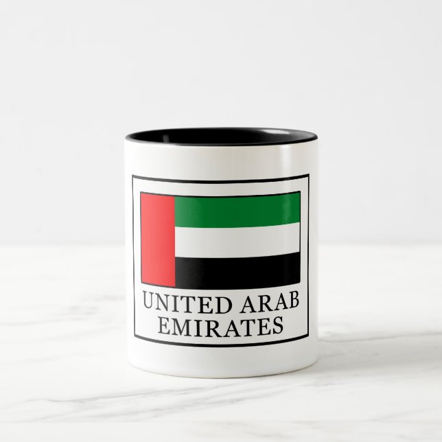 Tasse 2 Couleurs Émirats arabes unis (Centre)