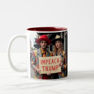 Tasse 2 Couleurs Empêcher le mouvement de résistance de Trump