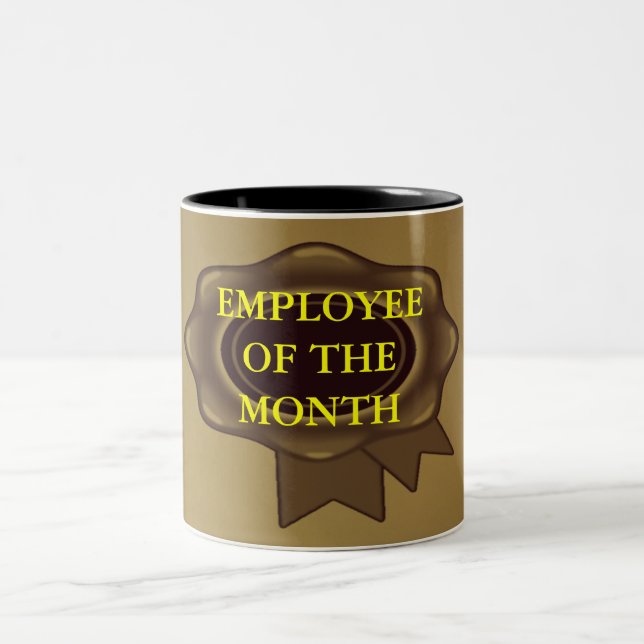 Tasse 2 Couleurs Employé du mois (Centre)