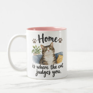Tasse 2 Couleurs empreinte de patte mignonne