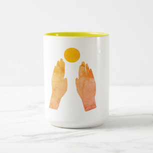 Tasse 2 Couleurs En attente du soleil