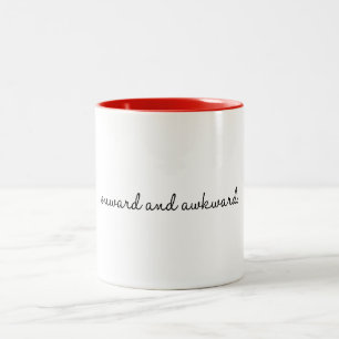 Tasse 2 Couleurs En avant et maladroit