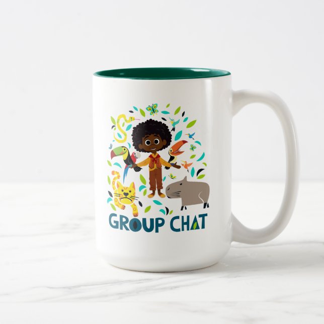 Tasse 2 Couleurs Encanto | Antonio - Conversation de groupe (Droit)