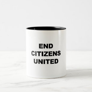 Tasse 2 Couleurs End Citizens United