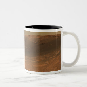 Tasse 2 Couleurs Endurance du cratère d'impact à la surface de Mars