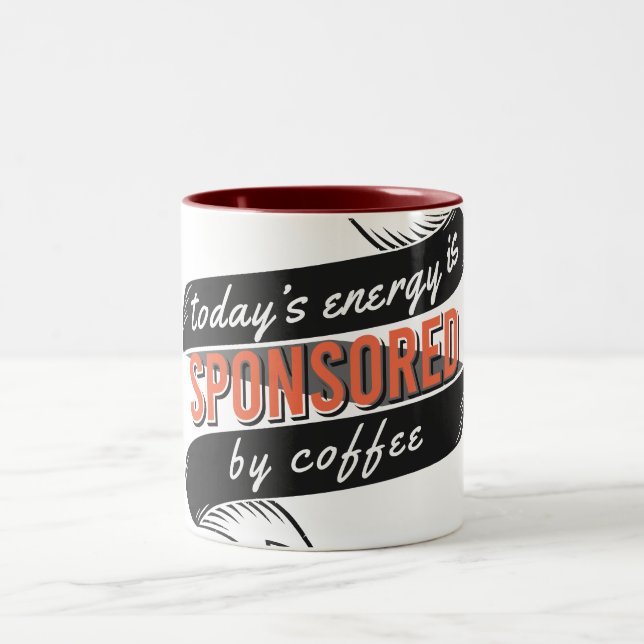 Tasse 2 Couleurs Energy from coffee (Centre)