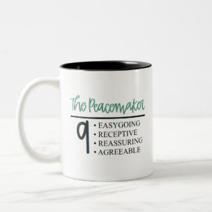 Tasse 2 Couleurs Enneagram Type 8 Musique