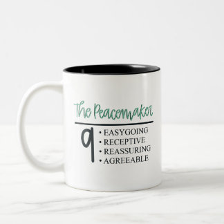 Tasse 2 Couleurs Enneagram Type 8 Musique