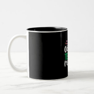 Tasse 2 Couleurs Enseignant Art Café Teach Répétition