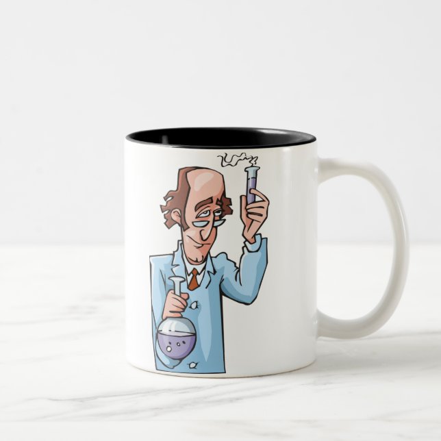 Tasse 2 Couleurs Enseignant en chimie (Droit)