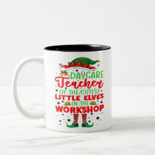 Tasse 2 Couleurs Enseigner Elfes Cutest Atelier Mignonne Garderie E