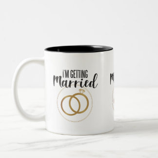 Tasse 2 Couleurs Enterrement de vie de jeune fille, Je vais me mari