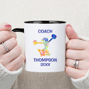 Tasse 2 Couleurs Entraîneur Cheerled coloré