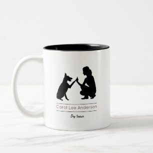 Tasse 2 Couleurs Entraîneur de chiens / Entraînement de chiens