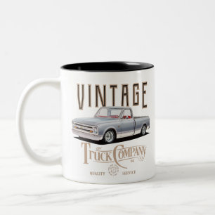 Tasse 2 Couleurs entreprise de camions vintages