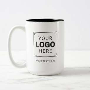 Tasse 2 Couleurs Entreprise de logo professionnel personnalisé