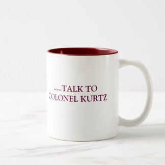 TASSE 2 COULEURS ENTRETIEN À COLONEL KURTZ