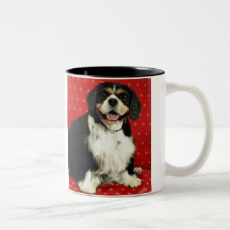 TASSE 2 COULEURS ÉPAGNEUL DE ROI CHARLES CAVALIER