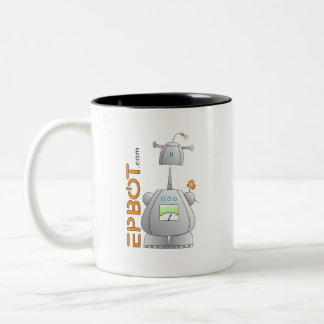 Tasse 2 Couleurs Epbot : Long vivant et geek dessus !
