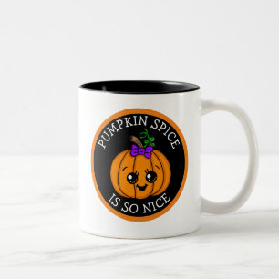 Tasse 2 Couleurs Épice citrouille est si Nice Halloween automne