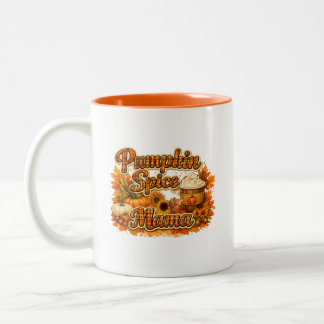 Tasse 2 Couleurs Épice de citrouille MaMa