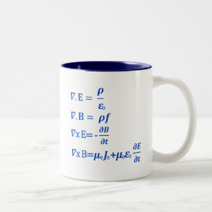 Tasse 2 Couleurs Équation de Maxwell