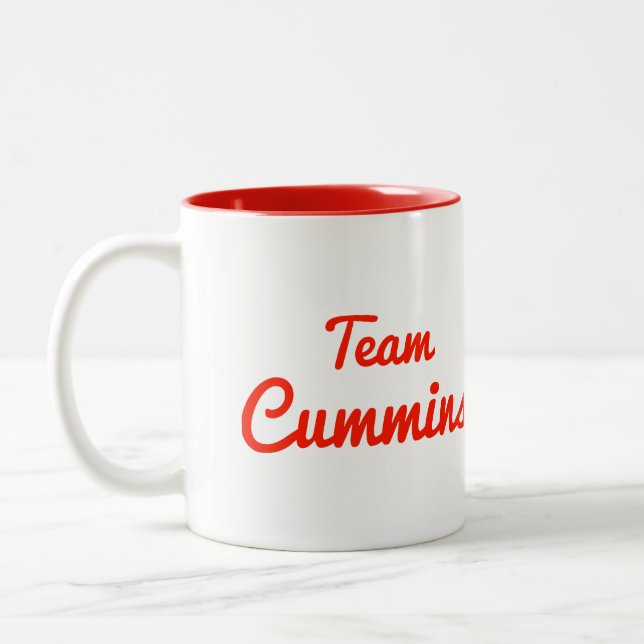 Tasse 2 Couleurs Équipe Cummins (Gauche)