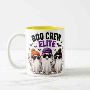 Tasse 2 Couleurs Équipe de fantômes d'élite drôles amis Halloween