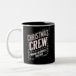 Tasse 2 Couleurs Équipe de Noël Famille Équipe de Noël Correspondan